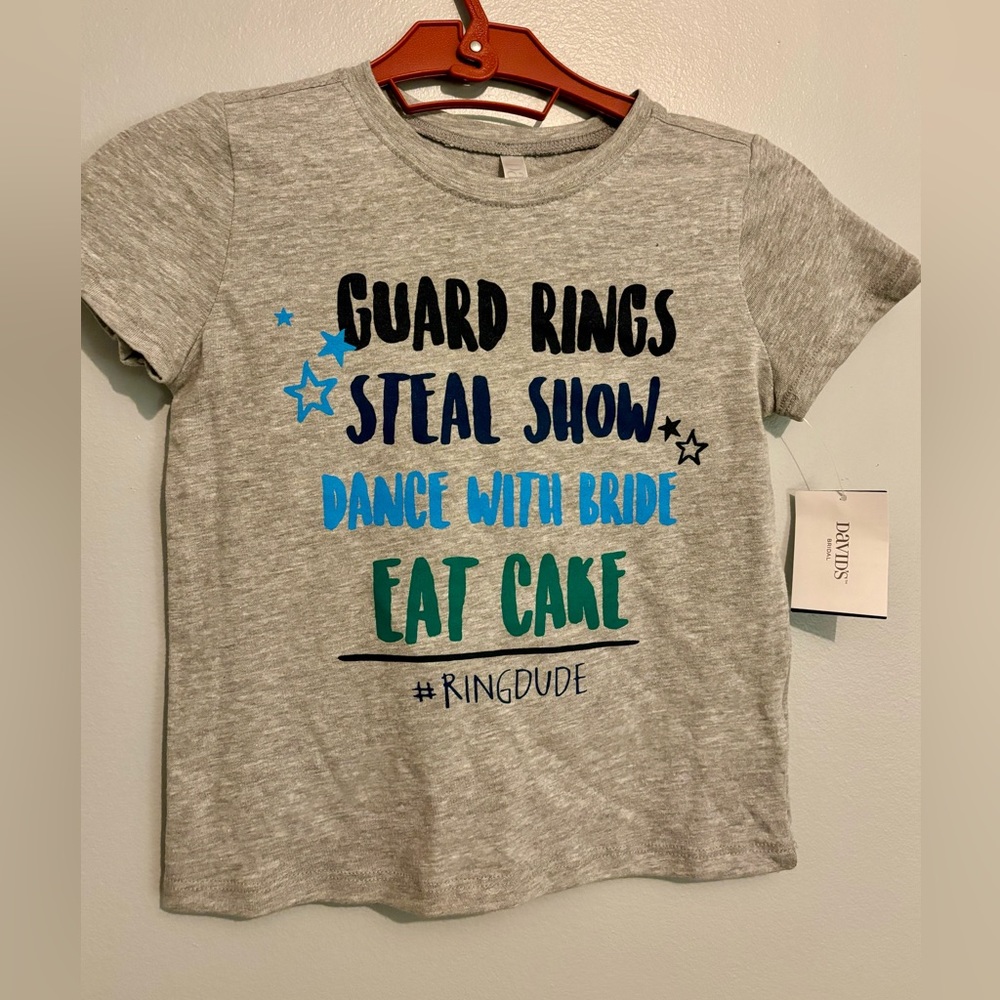 Kid’s Ring Bearer Shirt, Size: Medium, New with Tags